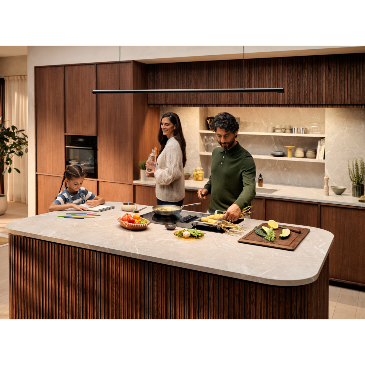Electrolux - Kochfelder mit integriertem Dunstabzug - KCC83480I